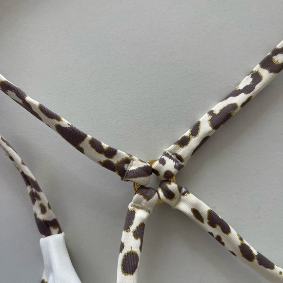 One-piece Swimsuit leopard print size M touché balneaire - Picture 8 of 11